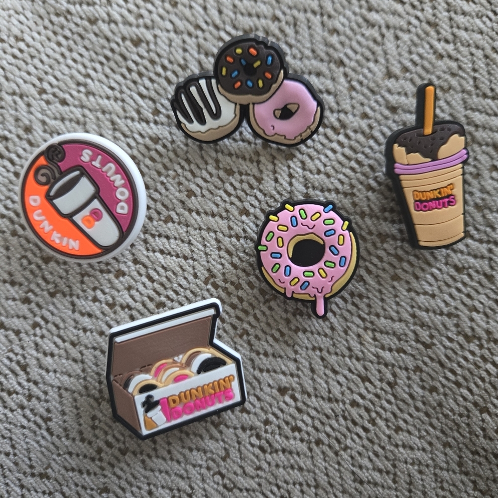 Shoes Charms Dunkin Lot Of 5